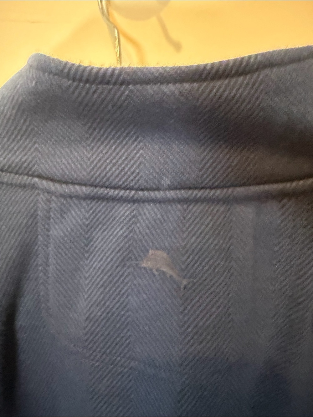 NWT Men’s Quarter-Zip Sweater Pullover - Blue SIZE MED - Picture 5 of 6